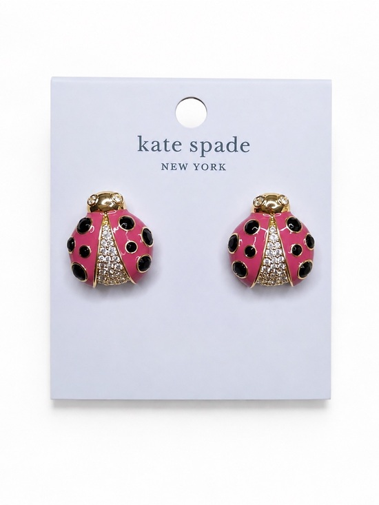 kate spade Jewelry - kate spade Pink Ladybug Stud Earrings NWT $79